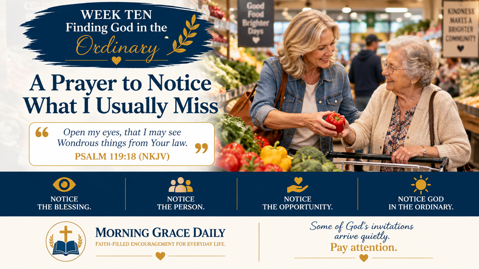 Open my eyes to see God devotional image representing prayer, spiritual attentiveness, gratitude, and noticing Gods presence in ordinary life.